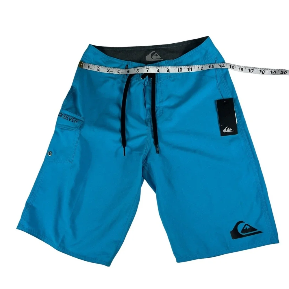 Quiksilver Boys Blue Everyday 19 Youth Boardshorts Swim‎ Trunks Size 27 NWT